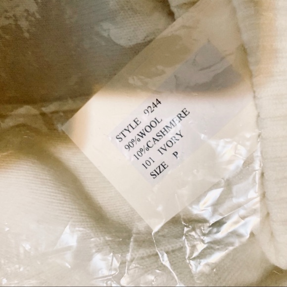 NHBT Inhabit Cashmere Blend Asymmetrical T… - Picture 6 of 6